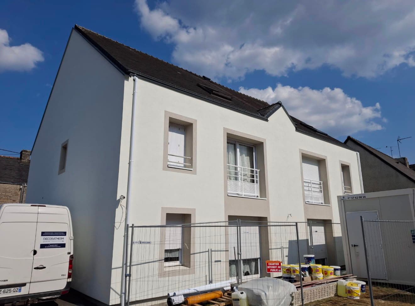 Isolation & nouvelle façade — après travaux
